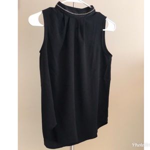 NWT Ann Taylor Petite sleeveless mock neck top